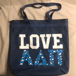 Love ADPi Canvas Tote Bag Navy